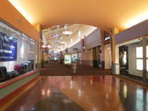 inside the outlet mall